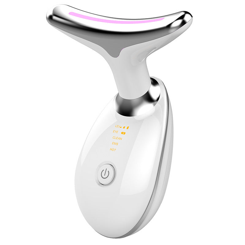 EMS Thermal Neck Massager – Electric Microcurrent Wrinkle Remover & Skin Tightening Device