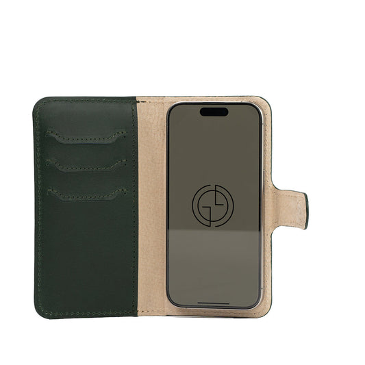 iPhone 16 Series Leather Folio Case Wallet with MagSafe - Classic 4.0-10